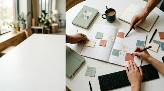 Strategische Content-Planung und Teamzusammenarbeit in modernen Marketing-Workflows